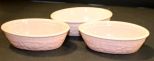 Three Genuine Oven Serve Ware Oval Bowls