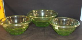 Set of Three Atlas Hazel Mixing Bowls