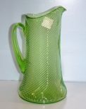 Green Depression Pitcher