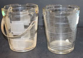 Two Clear Ice Buckets