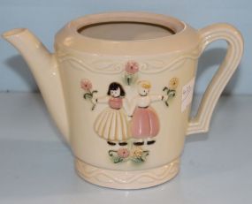 Porcelain Vitreous Hand Decorated Tea Pot