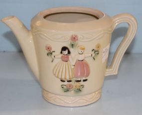 Porcelain Vitreous Hand Decorated Tea Pot