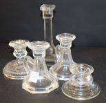 Five Clear Candlesticks