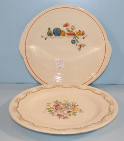 Edwin Knowles Plate and Louella Royal Plate