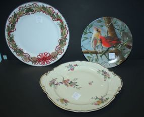 Hand Painted Cake Plate, Knowles Limited Edition 