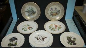 Six Birds of America Plates, Four Lenox Bohm Bird Plates