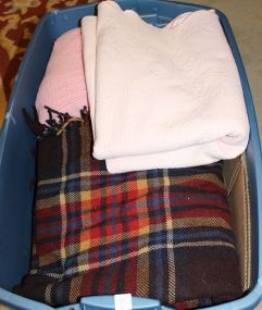Box Lot of Blankets
