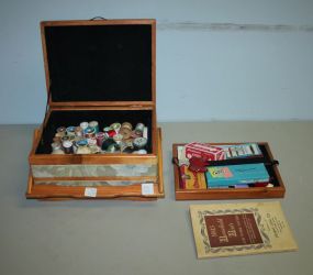 Sewing Box with Contents