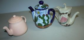 Red Wing Pitcher, and Two Other Ceramic Pitchers