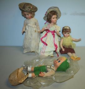 Group of Vintage Dolls