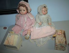 Three Vintage Dolls