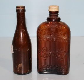 Two Brown Bottles
