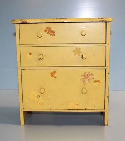 Three Drawer Doll Dresser