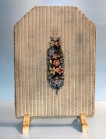 Painted wicker Fireplace Front