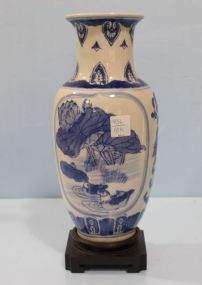 Made in China Blue and White Urn