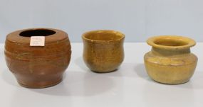 Three Pottery Jars