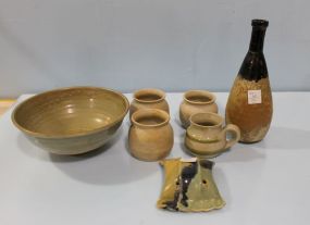 Potter Bowl, Broken Jar, Three Bowls, Cup, and Flower Holder