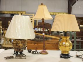 Three Decorative Lamps