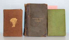 The American Hoyle (Gentlemens Hand Book on Games) 1864, Grammar of the English Language 1858, Byrant and Stratton's Commercial Arithmetic 1868