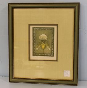 Hand Colored Etching