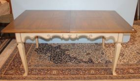 Baker Dining Table with Two Leaves