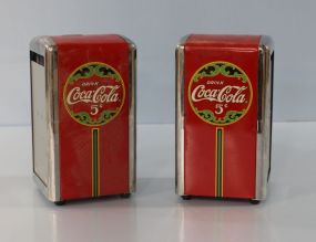 Two Coca-Cola Napkin Despensers