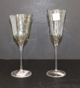 Two Veitri Wine Glasses