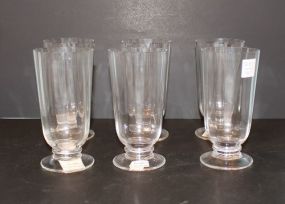 Set of Six Casafina Optic Glasses