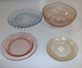 Depression Bowl, Two Plates, Plates