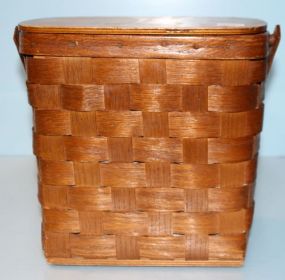 Vintage Basket Weave Purse