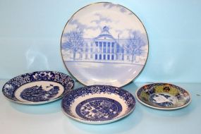 Old State Capitol, Blue Willow Dish, Oriental Dish