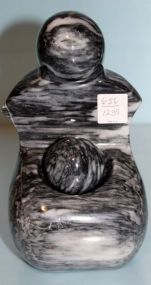 Beautiful Black and White Marble of Mother and Child