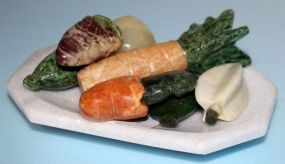 Brazil Stone Tray with Fruit