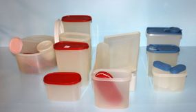 Group of Tupperware