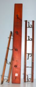 Three Hat Racks