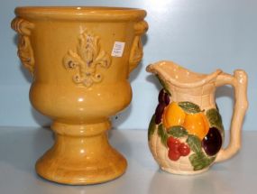 Avon Ceramic Pitcher, Flower Urn