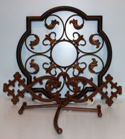 Two Decorative Iron Plaques
