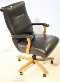Swivel Faux Leather Office Chair