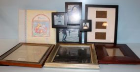 Five Various Size Frames and Photo Album