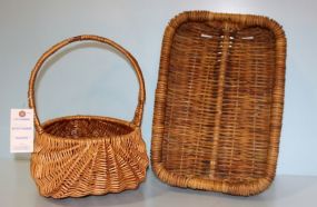 Rectangular Basket, Handle Basket