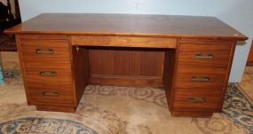 Large Double Pedestal Desk