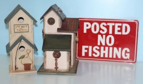Two Bird Houses and 