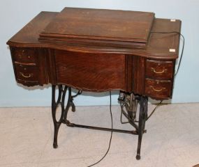 Singer Sewing Cabinet with Machine