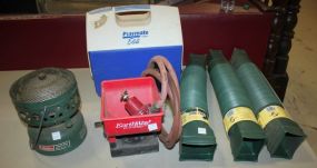 Gas Line, Sifter, Coleman Heater, Igloo, Flex-A-Spout