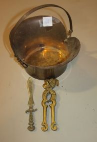 Brass Basket, Nut Cracker, Letter Opener