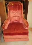 Velvet Upholstered Chair