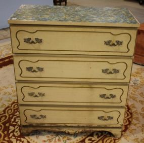 Painted Four Drawer Chest