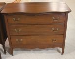 Oake Three Drawer Serpentine Front Chest