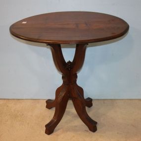 Victorian Walnut Oval Table