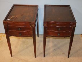 Pair of Two Drawer Stands